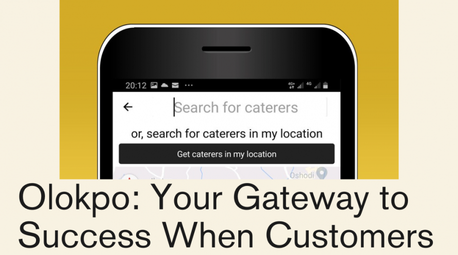 "Olokpo: Your Gateway to Success When Customers Search 'Caterers Near Me